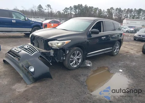 2013 Infiniti Jx35 z USA, uszkodzony, nr VIN 5N1AL0MM8DC307084
